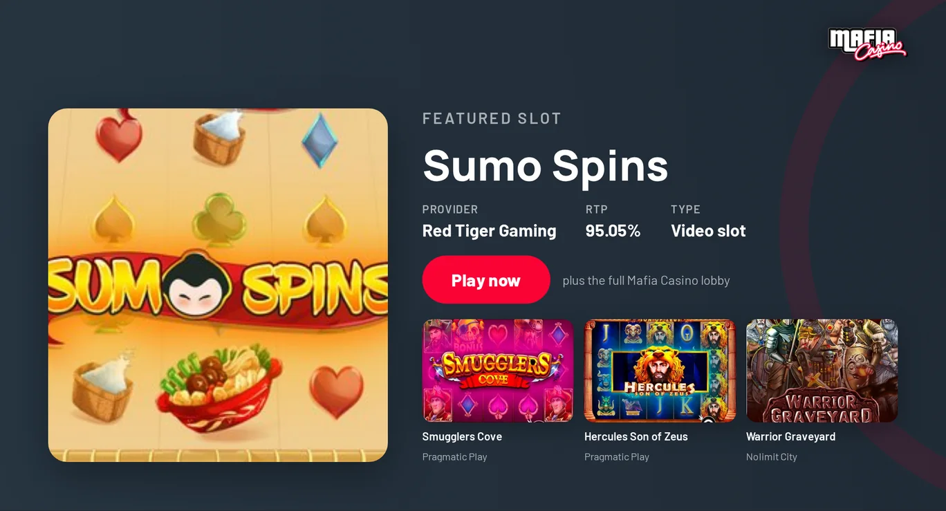 Browse featured video slots